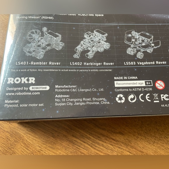 NWT: Robotime Space Rover Build Kit!! - Picture 6 of 6
